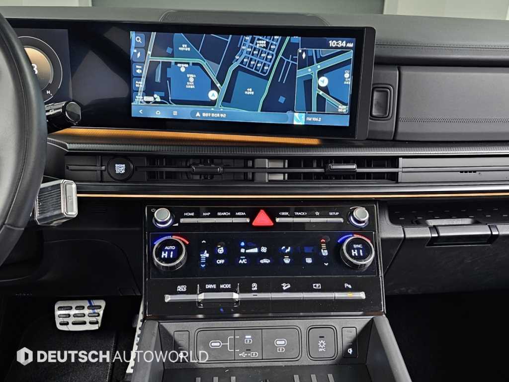 현대 디 올뉴싼타페 가솔린 2.5 2WD 캘리그래피 블랙 잉크 - 이미지 16