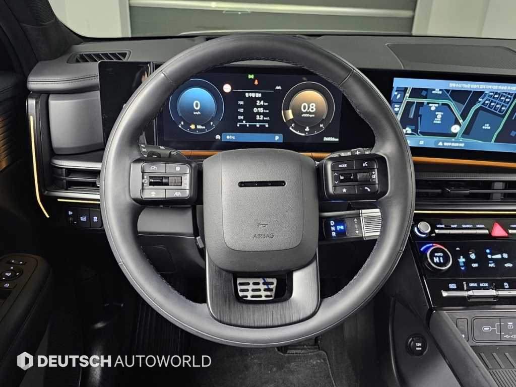 현대 디 올뉴싼타페 가솔린 2.5 2WD 캘리그래피 블랙 잉크 - 이미지 8